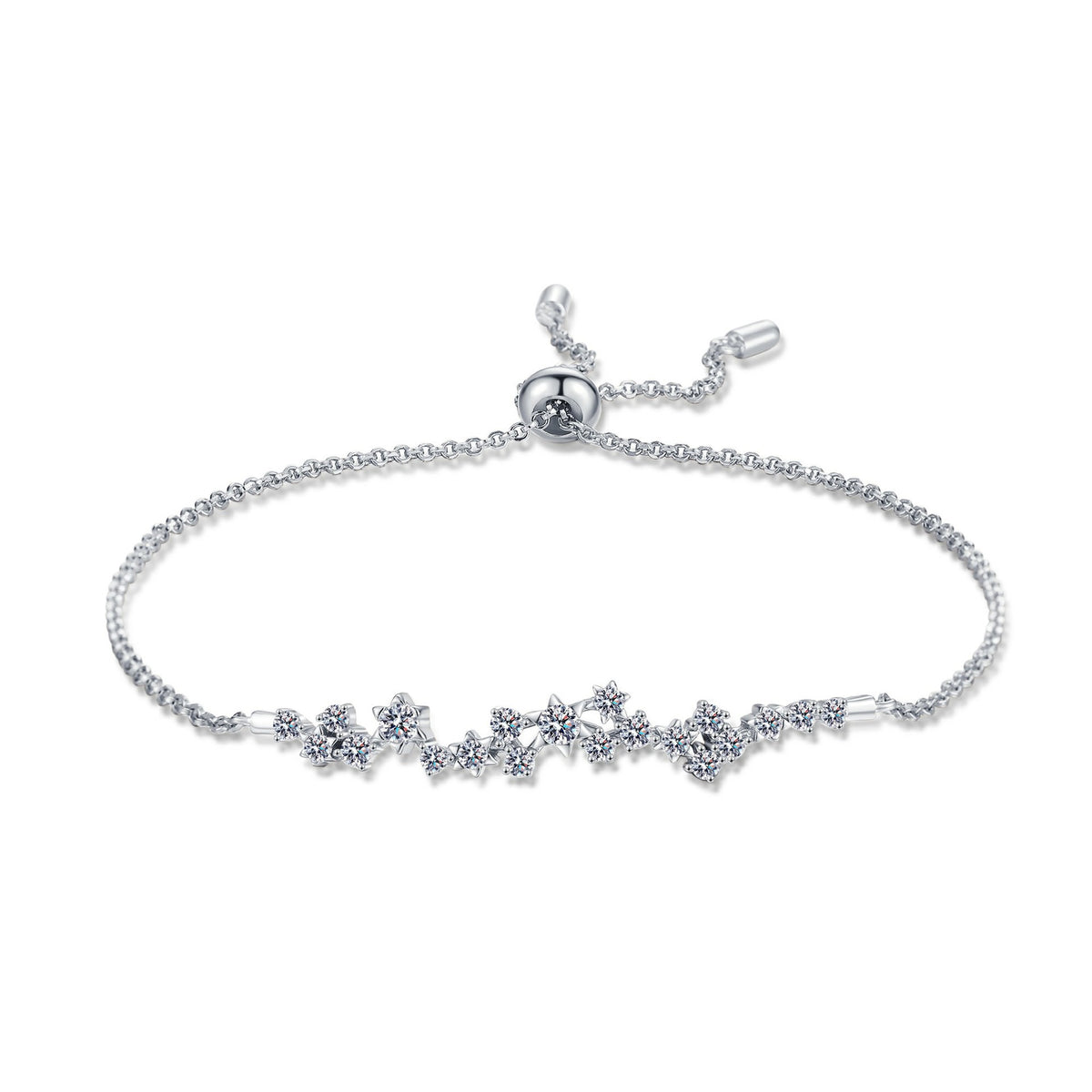 Scattered Star Slider Bracelet
