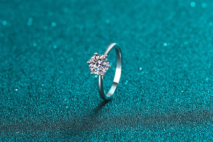 Six-Prong Solitaire Ring