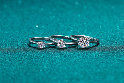 Six-Prong Solitaire Ring
