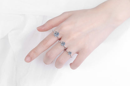 Six-Prong Solitaire Ring
