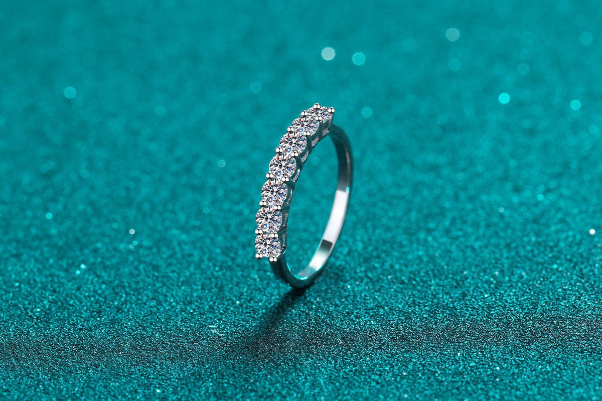 Seven-Stone Half Eternity Ring