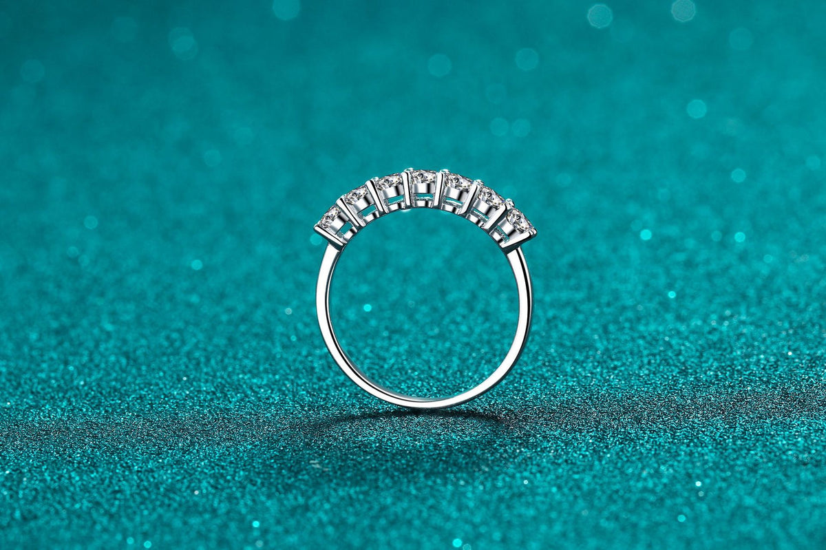Seven-Stone Half Eternity Ring