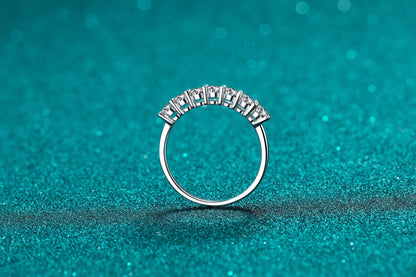 Seven-Stone Half Eternity Ring
