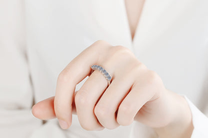 Seven-Stone Half Eternity Ring