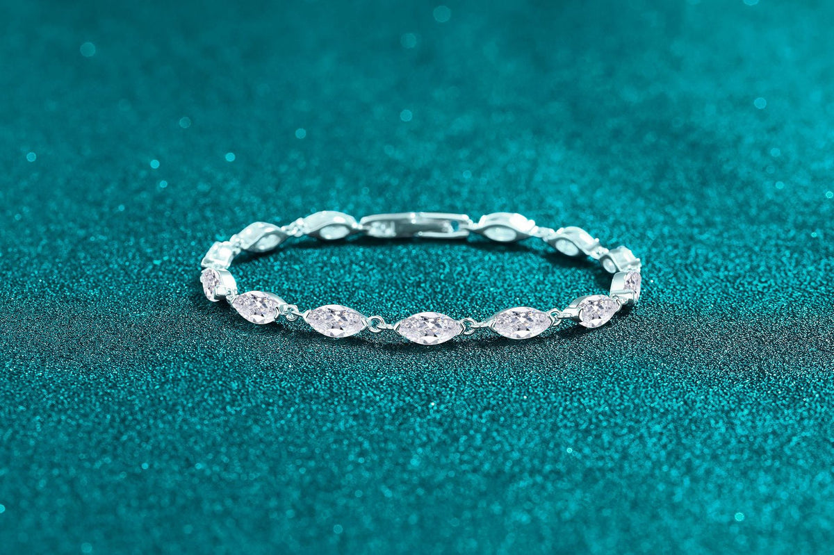 Marquise Link Tennis Bracelet