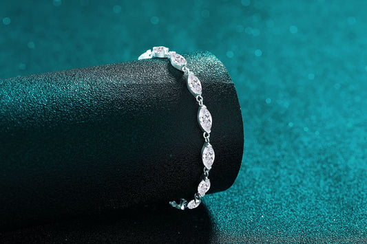 Marquise Link Tennis Bracelet