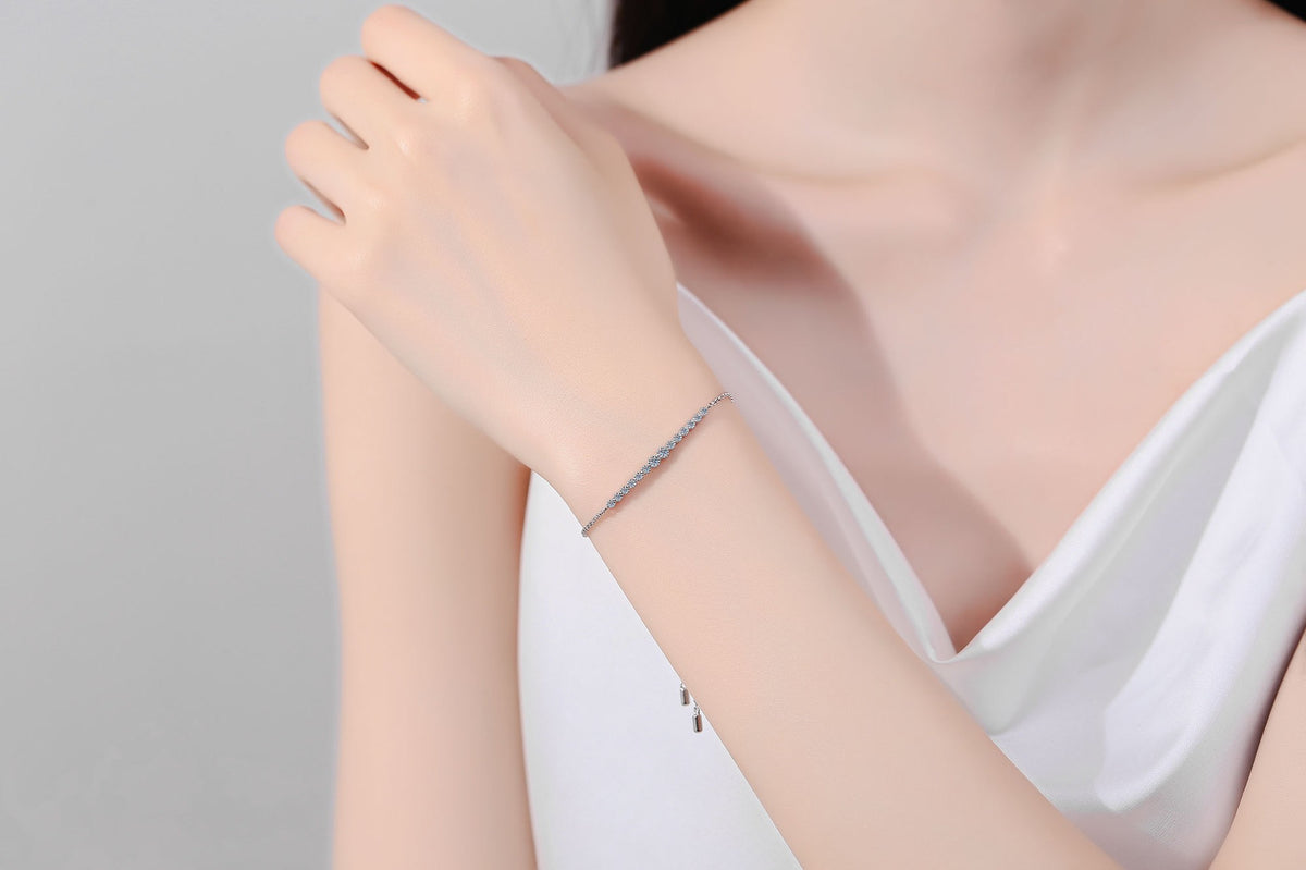 Pavé Bar Slider Bracelet