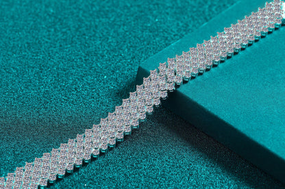 Wide Pavé Statement Bracelet